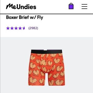 Unopened MEUNDIES Men’s Boxer Brief with Fly